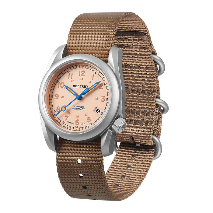 VOYAGER 100M Waterproof Titanium Automatic Field Watch