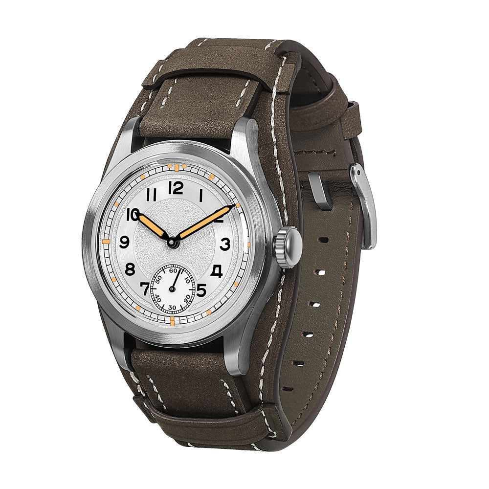 HOU H1 - Vintage Field Watch Automatic | White · Ivory