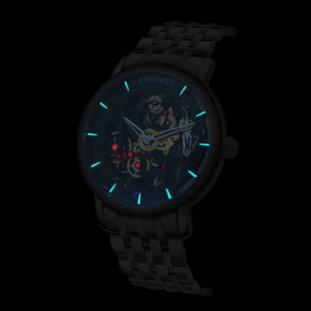 ELITE II - Engraved Micro-rotor Watch | Blue