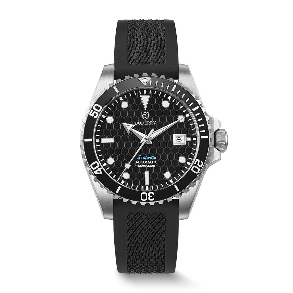 Automatic Titanium Diver Watch Black - Main Image