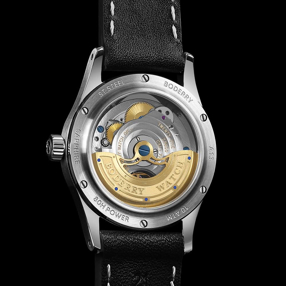 HOU - 80-Hour Power Reserve Vintage Automatic Watch | Purple
