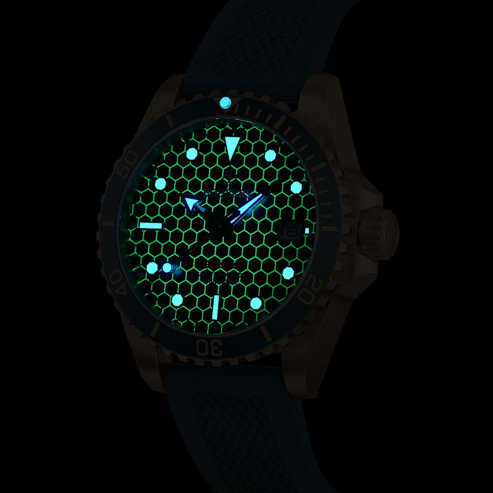 OCEAN - Automatic Diver Watch | Green/Rubber(Custom wholesale)