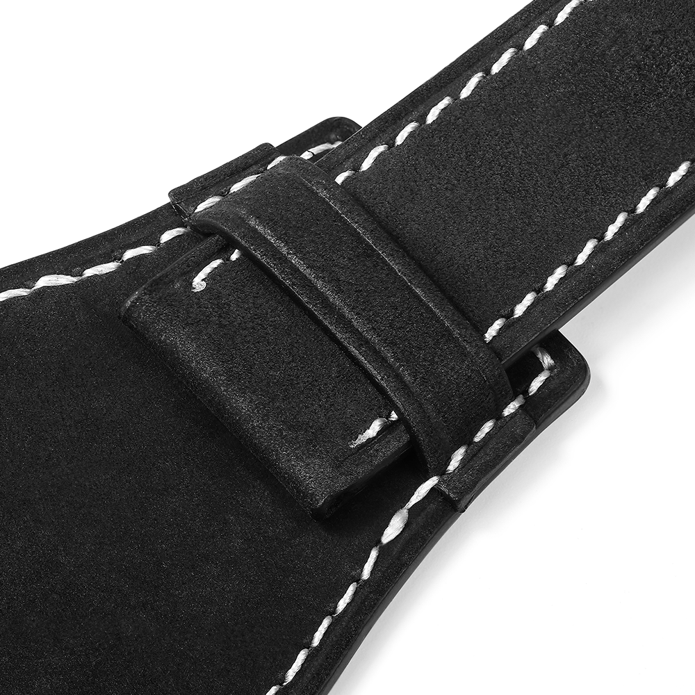 20mm Vintage Pilot Bund Leather Watch Strap
