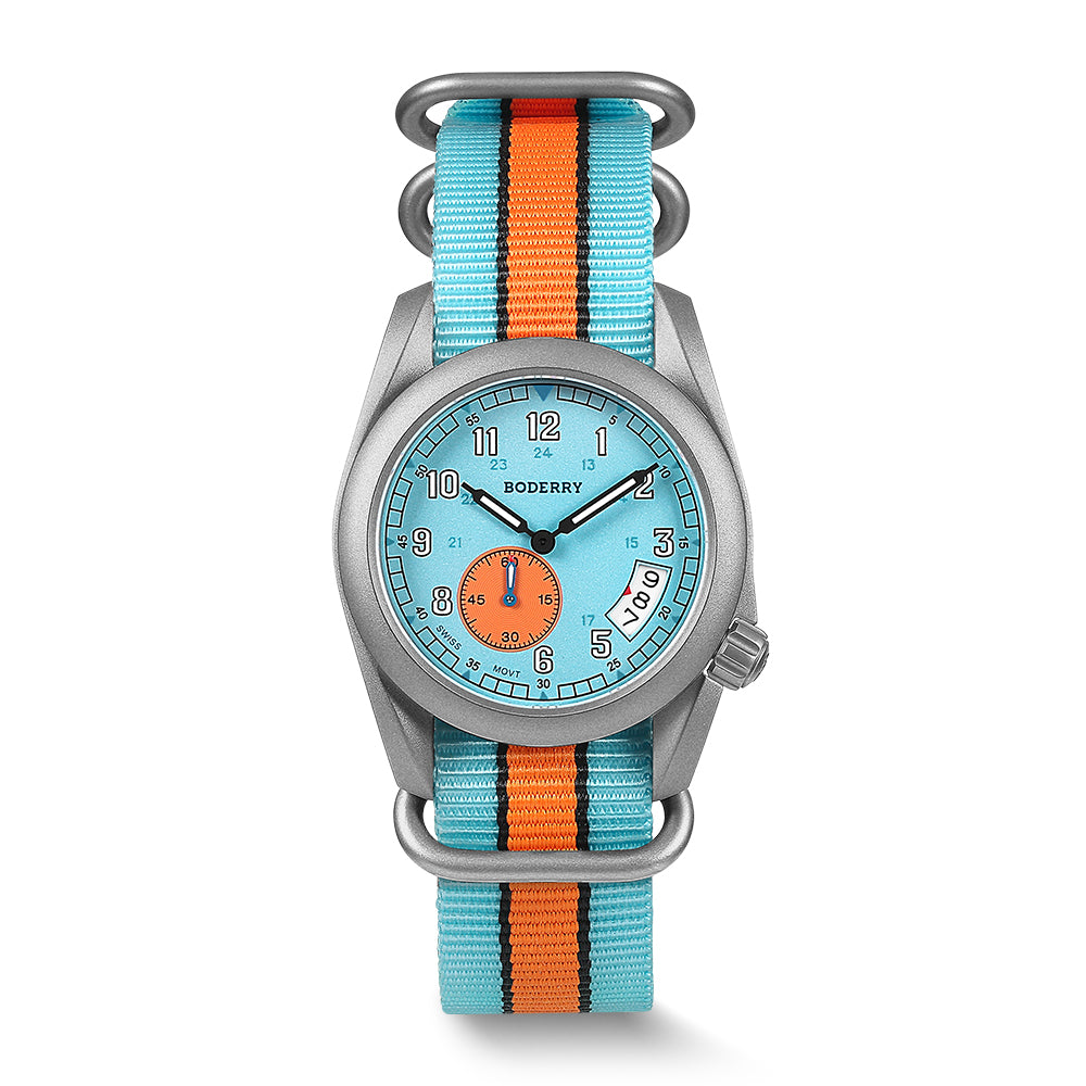 VOYAGER 38 100M Waterproof Titanium Field Watch 917G