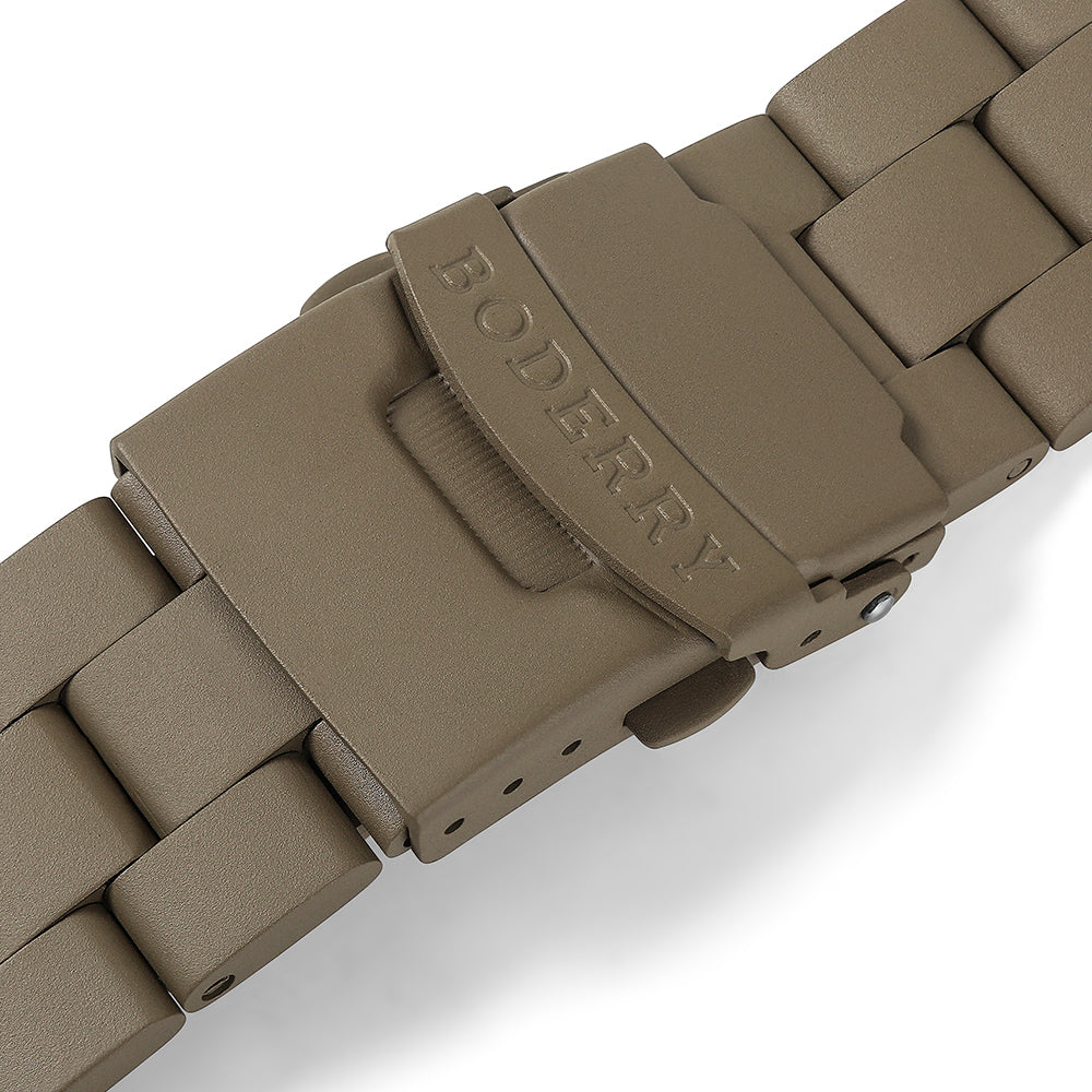 VOYAGER S72 – 72-Hour Power Reserve Titanium Automatic Field Watch, 100M Water Resistant | Desert Tan/Bracelet