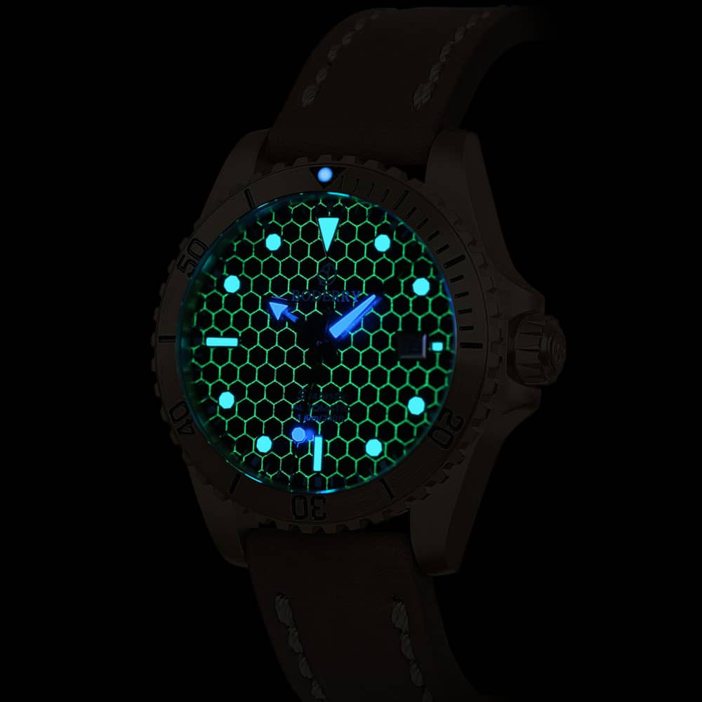 SEATURTLE.OCEAN(BRONZE) - Automatic Bronze Diver Watch | Turtle Green