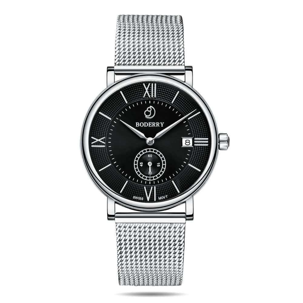 ELEGANT - Swiss Quartz Movement Watch | Black Dial