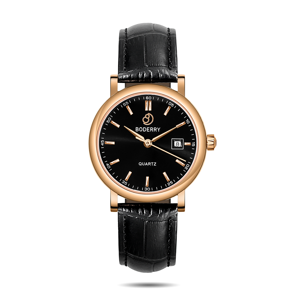 Women Watch | 36mm - Rose Gold/Black Dial-Boderry Classic Boderry Watches