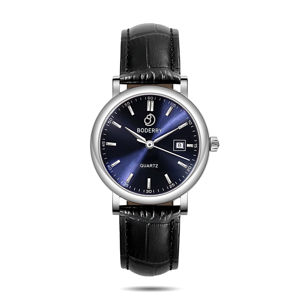 Women Watch | 36mm - Silver/Blue Dial-Boderry Classic Boderry Watches