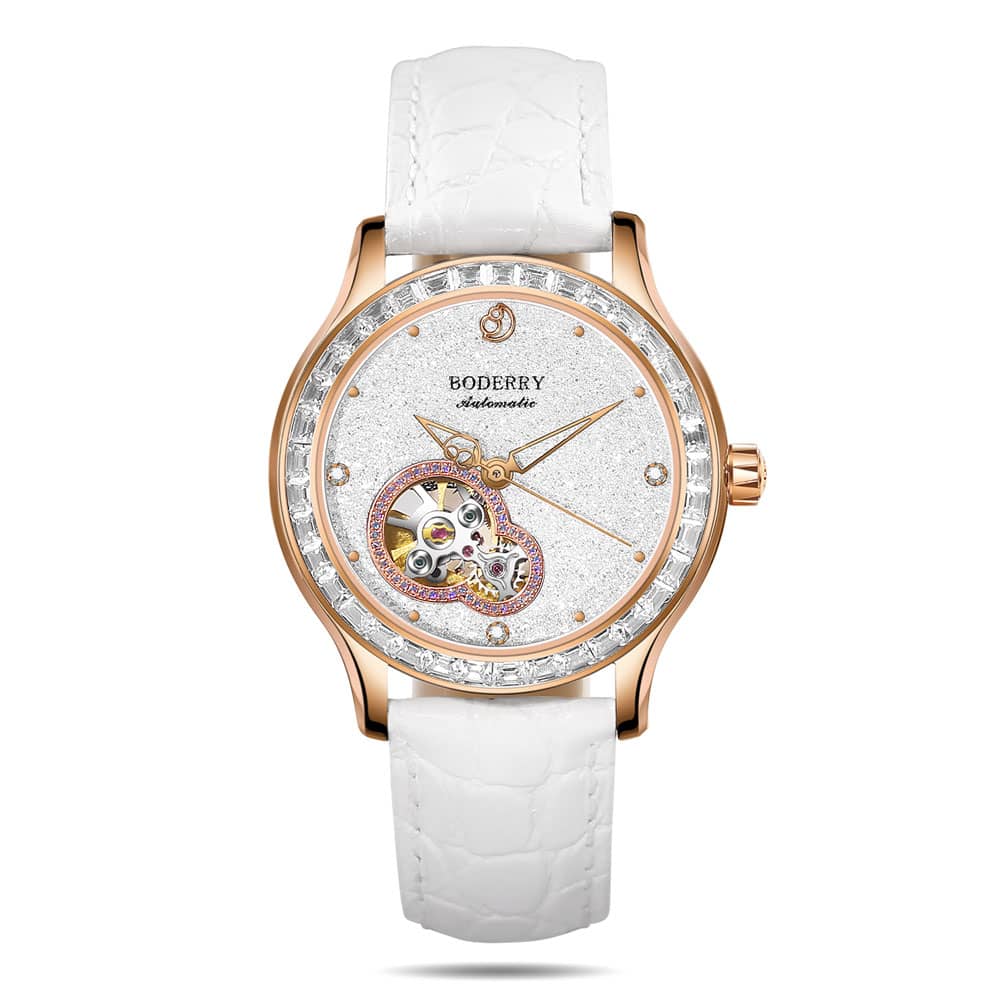 DRAGONFLY - Luxury Women Automatic Watch | Crystal Gold Case