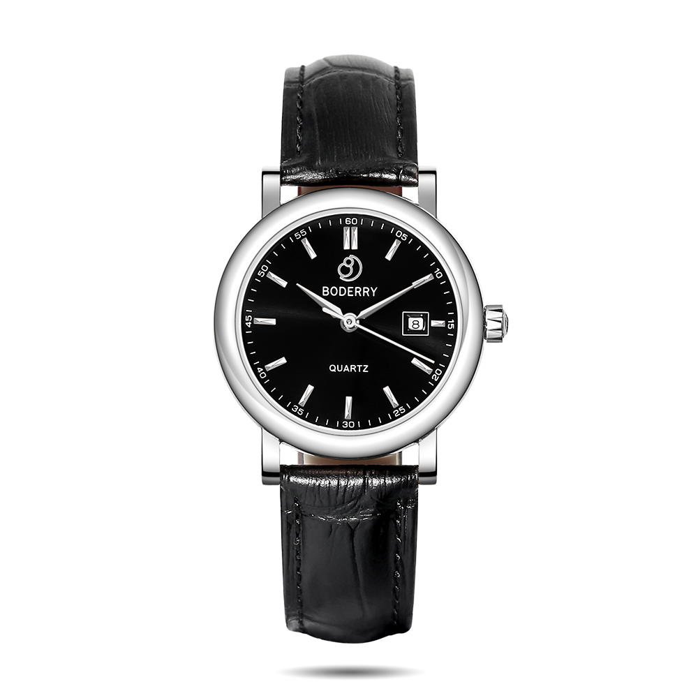 Women Watch | Silver/Black Dial 32mm-Boderry Classic Boderry Watches