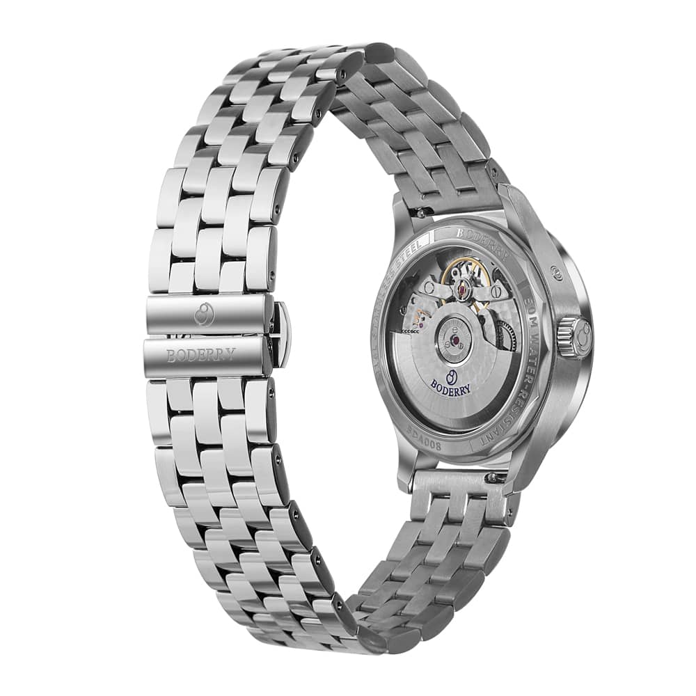 5-Link 316L Solid Stainless Steel Band | Fits for Checkmate/Elite watch and all watches with 20mm lug width