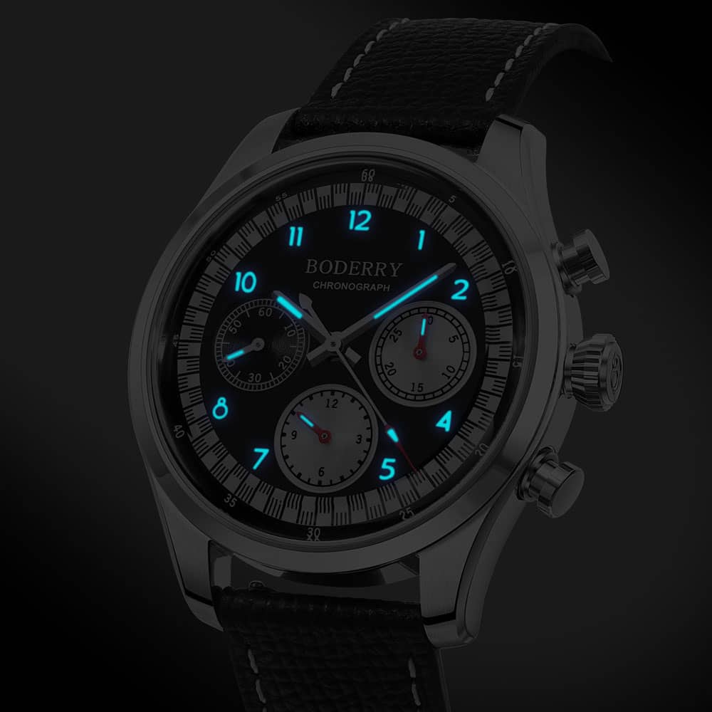 ASYMMETRY - Mechanical Chronograph with Domed Sapphire Crystal | Khaki