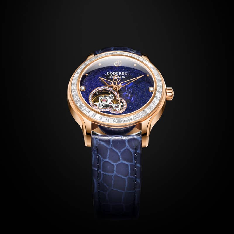 DRAGONFLY - Luxury Women Automatic Watch | Crystal Gold Case