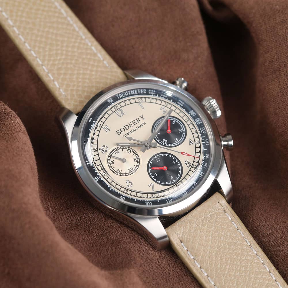 ASYMMETRY - Mechanical Chronograph with Domed Sapphire Crystal | Khaki