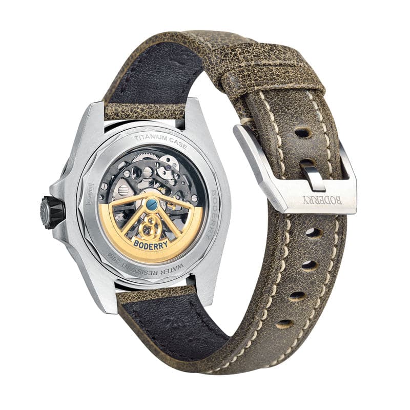 Mens Skeleton Titanium Watch -Boderry Urban Boderry Watches