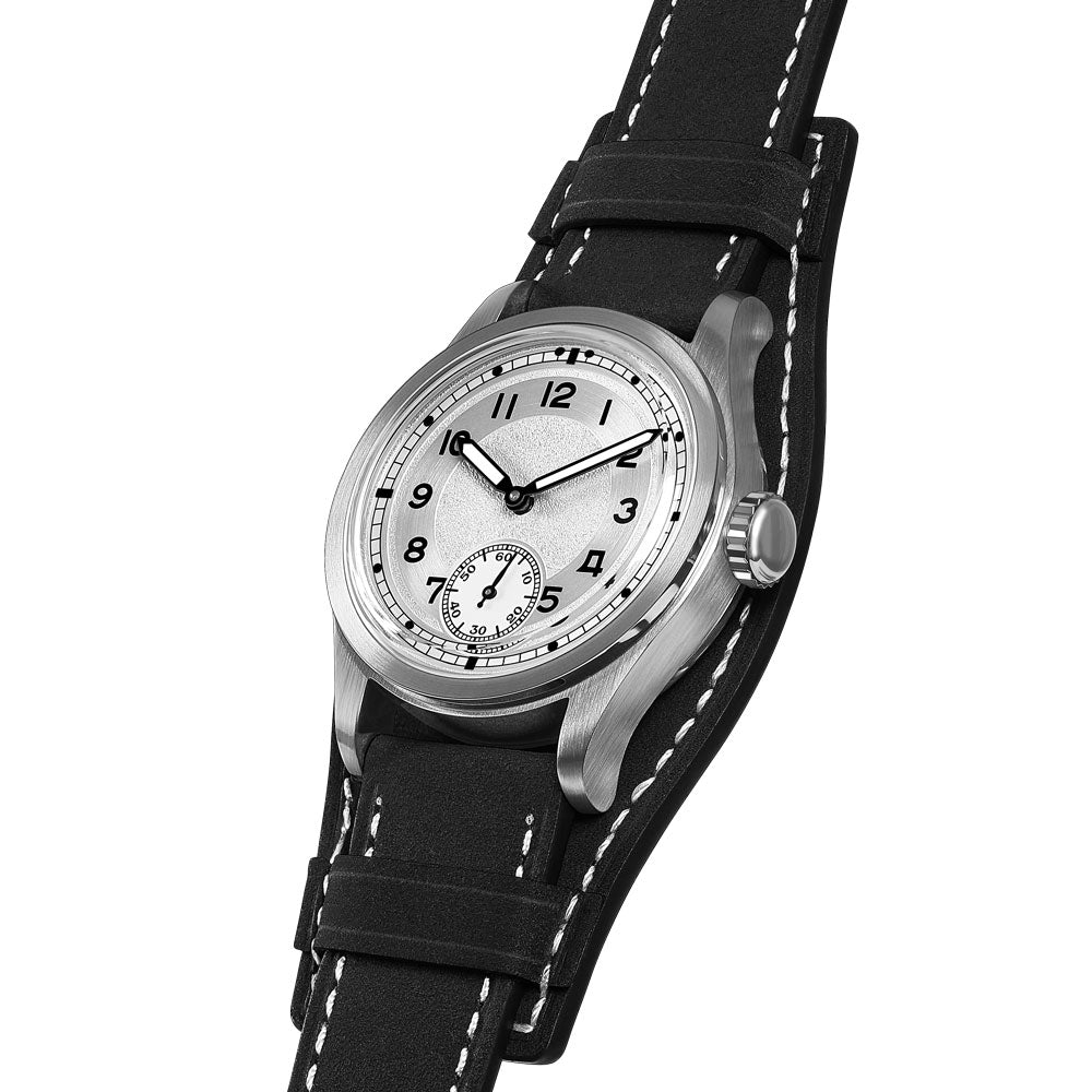 HOU H1 - Vintage Field Watch Automatic | White