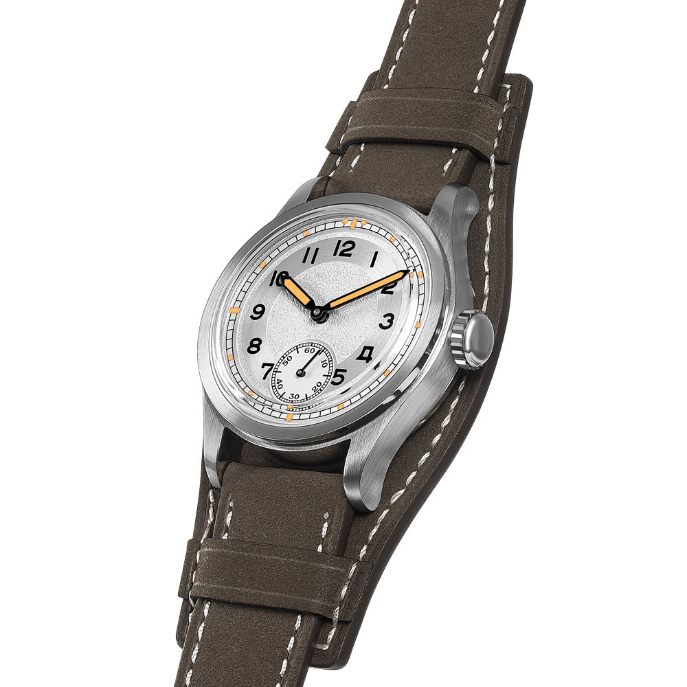 HOU H1 - Vintage Field Watch Automatic | White · Ivory