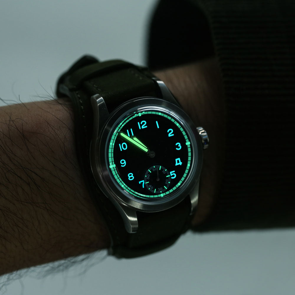 HOU H1 - Vintage Field Watch Automatic | Black