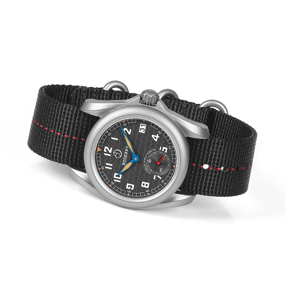 VOYAGER S72 – 72-Hour Power Reserve Titanium Automatic Field Watch, 10