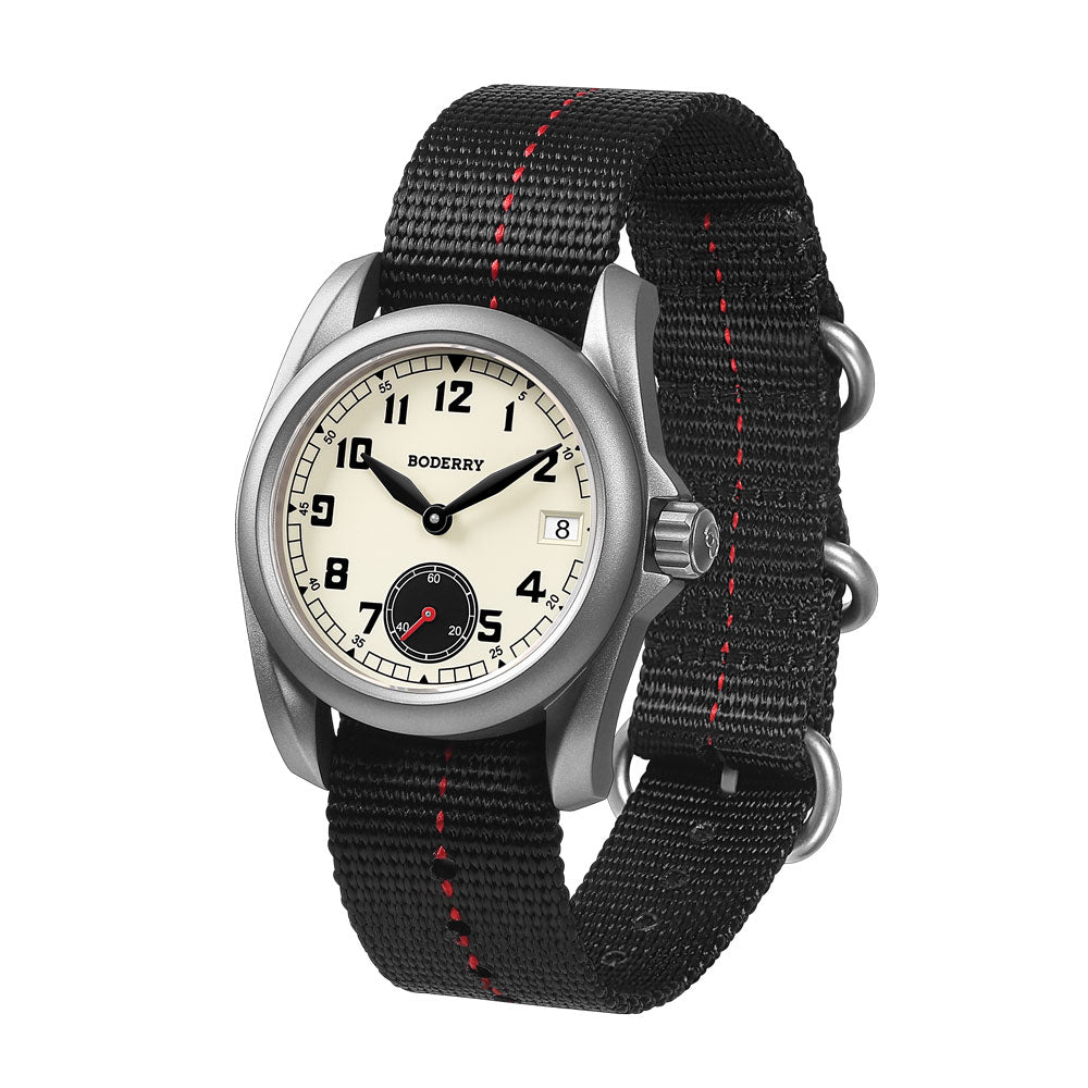 VOYAGER S72 – 72-Hour Power Reserve Titanium Automatic Field Watch, 10