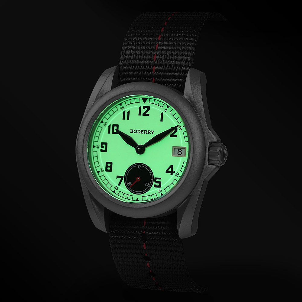 VOYAGER S72 – 72-Hour Power Reserve Titanium Automatic Field Watch, 10