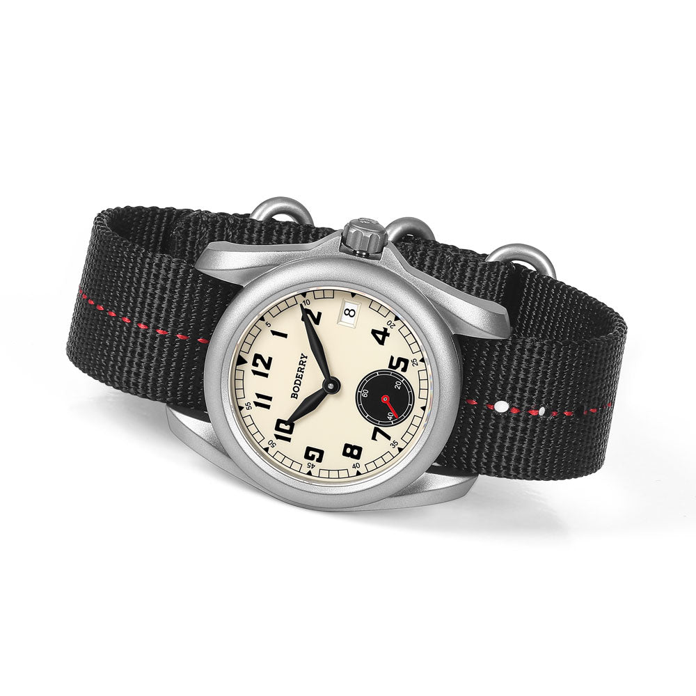 VOYAGER S72 – 72-Hour Power Reserve Titanium Automatic Field Watch, 10