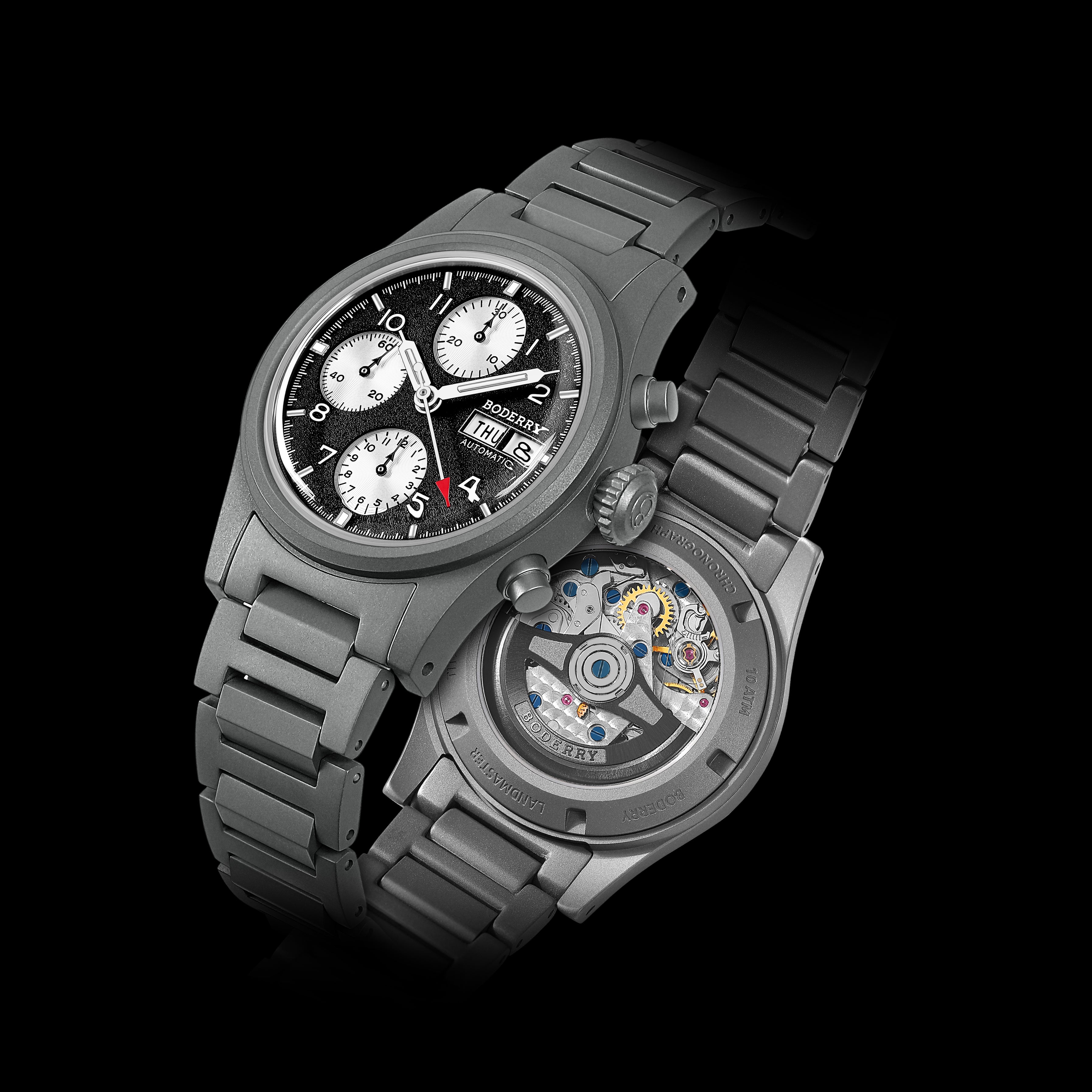 LANDMASTER Chronograph – Titanium Automatic Tritium Field Watch | Reve
