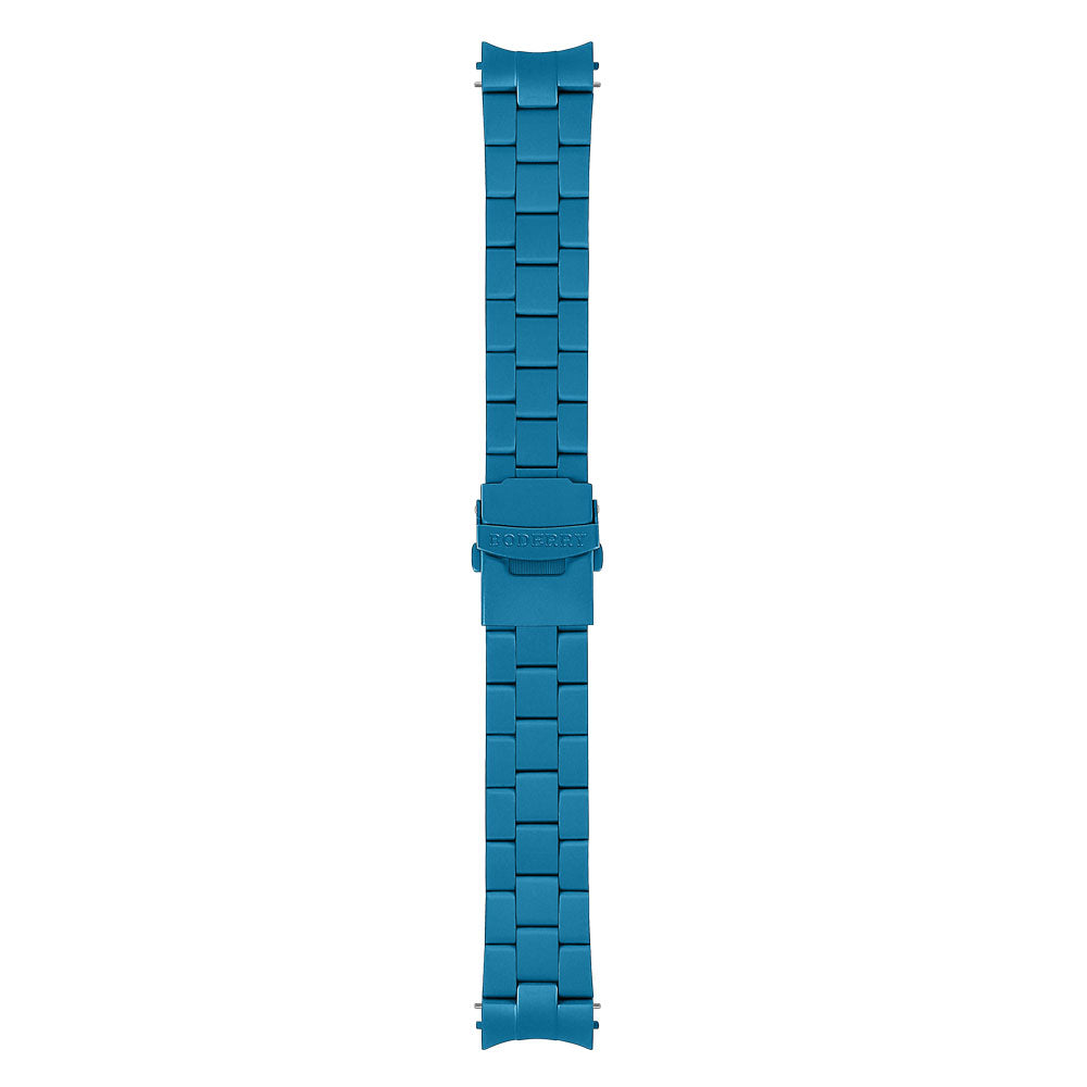 CDLTOKYO OrbitBracelet ブルー 3-link Blue Cerakote-Coated Titanium Bracelet | 22mm lug width,Fits on