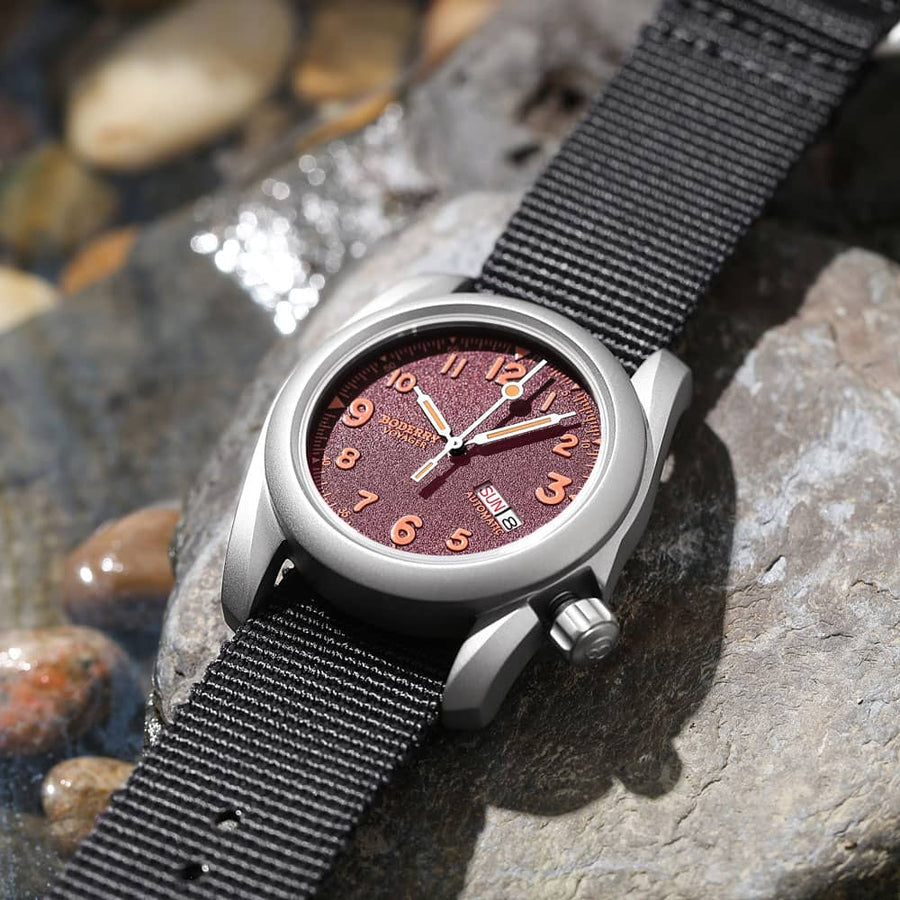 BODERRY Voyager - Orologio da uomo in titanio da 38 mm, movimento al quarzo svizzero, funzione giorno e data, resistenza all'acqua fino a 100 m, Blu BODERRY Voyager - Orologio da uomo in titanio da 38 mm, movimento al quarzo svizzero, funzione giorno e data, resistenza all'acqua fino a 100 m, Blu