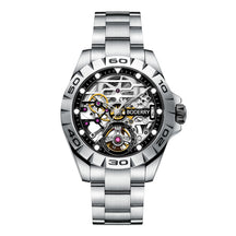 URBAN SKELETON(STEEL)- 3-Hand Hi-beat(28,800 bph) with 72 hrs Power-reserve Automatic Watch | Bracelet