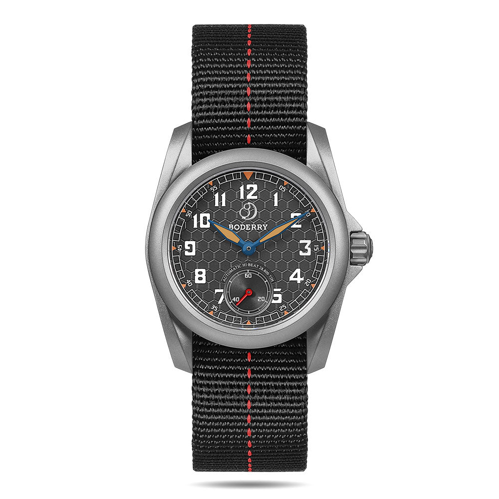 VOYAGER S72 – 72-Hour Power Reserve Titanium Automatic Field Watch, 10