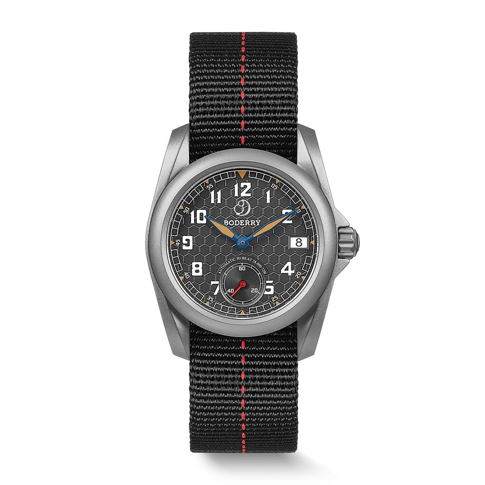 VOYAGER S72 – 72-Hour Power Reserve Titanium Automatic Field Watch, 100M Water Resistant | Grey