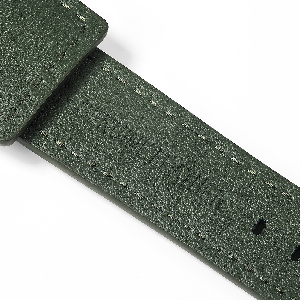 20mm Vintage Pilot Bund Leather Watch Strap