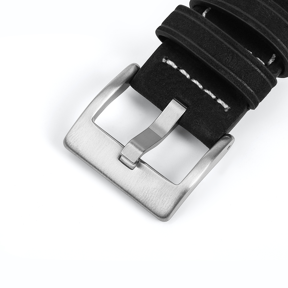20mm Vintage Pilot Bund Leather Watch Strap
