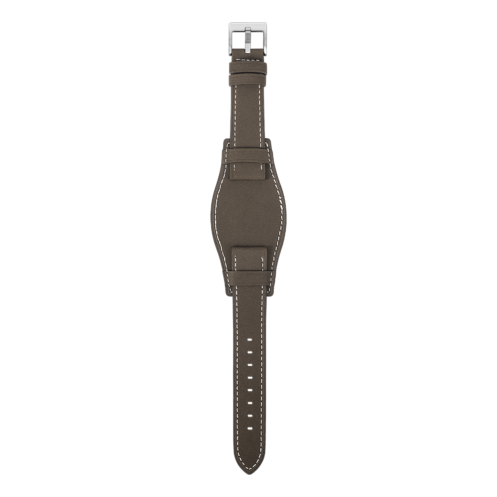 20mm Vintage Pilot Bund Leather Watch Strap
