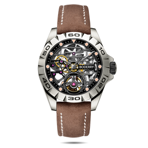 Mens Skeleton Titanium Watch -Boderry Urban Boderry Watches