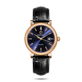 Women Watch | 36mm - Rose Gold/Blue Dial-Boderry Classic Boderry Watches
