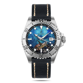 SEATURTLE.OCEAN(TITANIUM) - Automatic Titanium Diver Watch | SeaTurtle Limited Edition[150]