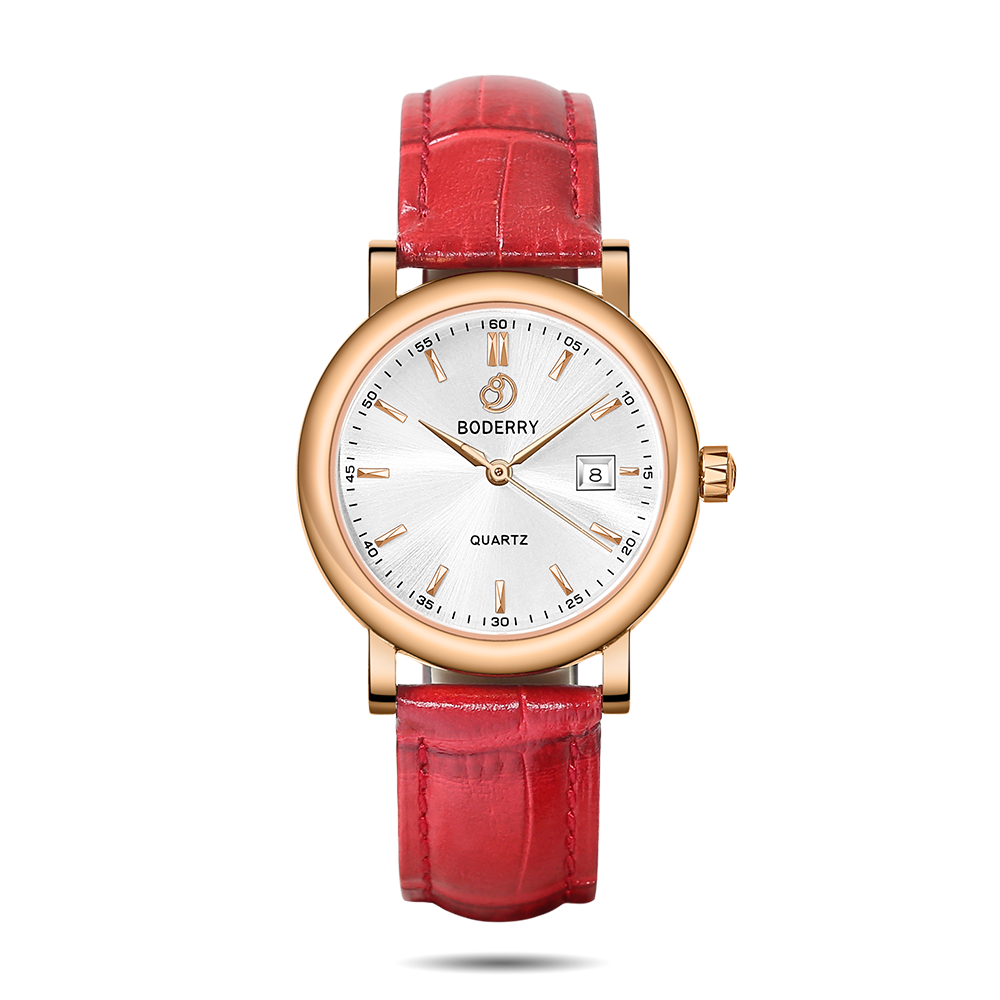 Women Watch | Rose Gold/White Dial 32mm-Boderry Classic Boderry Watches