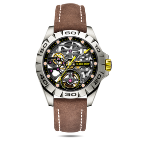 Mens Skeleton Titanium Watch -Boderry Urban Boderry Watches