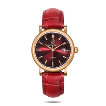 Women Watch | 36mm - Rose Gold/Claret-Boderry Classic Boderry Watches