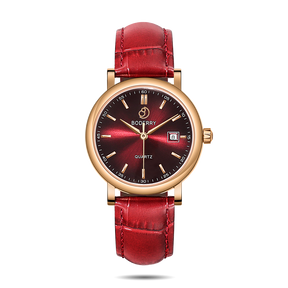 Women Watch | 36mm - Rose Gold/Claret-Boderry Classic Boderry Watches