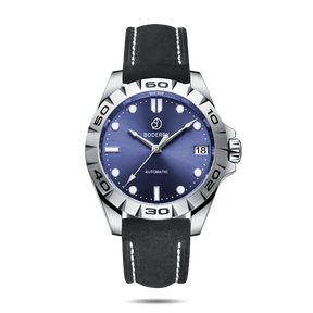 Mens Automatic Watch | Sapphire Crystal Mirror -Boderry Urban Date Boderry Watches