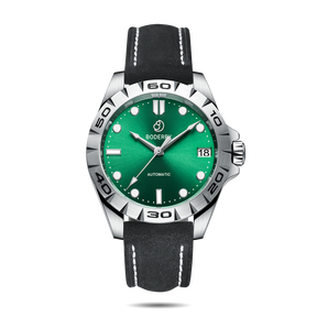 Mens Automatic Watch | Sapphire Crystal Mirror -Boderry Urban Date Boderry Watches
