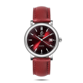 Women Watch | 36mm - Silver/Claret-Boderry Classic Boderry Watches