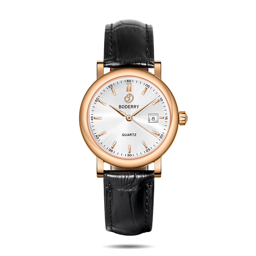 Women Watch | Rose Gold/White 32mm-Boderry Classic Boderry Watches