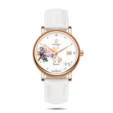 Women Watch | Chrysanth Rose Gold Case  Watch-Boderry Flower Boderry Watches