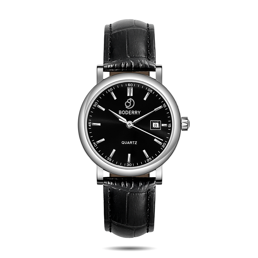Women Watch | 36mm - Silver/Black Dial-Boderry Classic Boderry Watches
