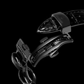 Mens Micro-rotor Automatic Watch | Green & Black with Leather Straps-Boderry Elite Boderry Watches